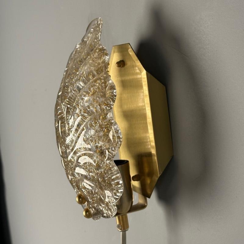 Reijmyre, Swedish Mid-Century Modern, Gold Leaf Sconces, Sweden, 1990s - 10