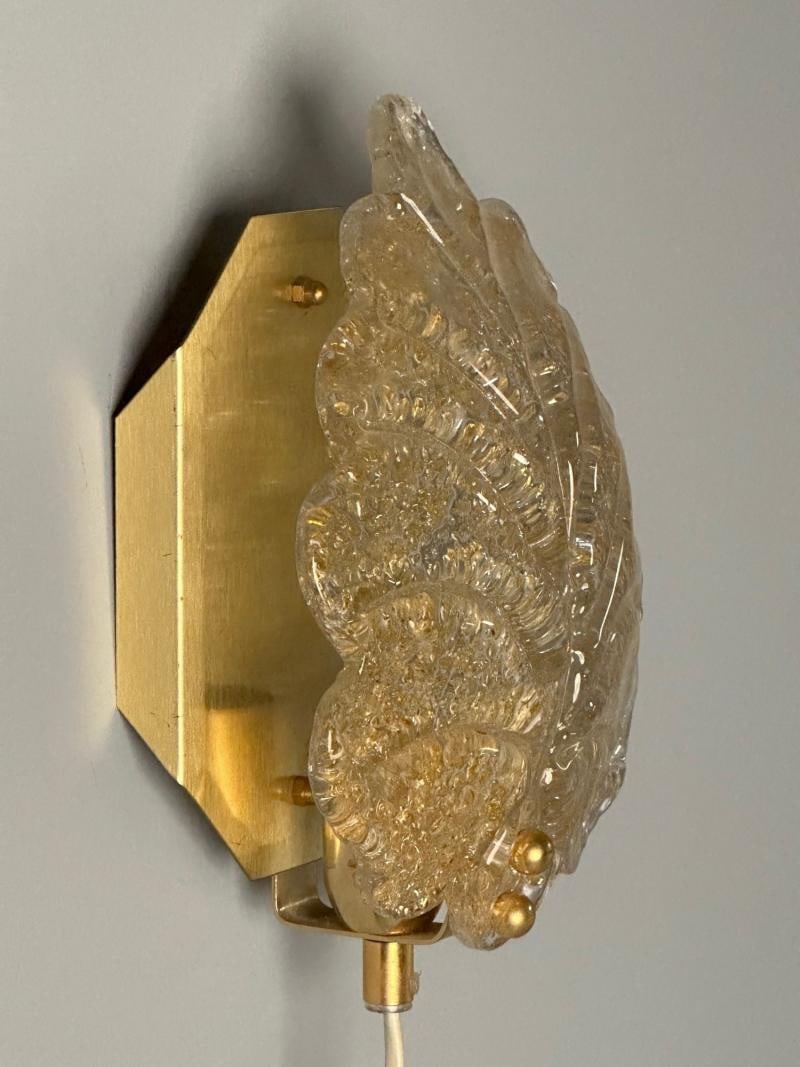 Reijmyre, Swedish Mid-Century Modern, Gold Leaf Sconces, Sweden, 1990s - 3