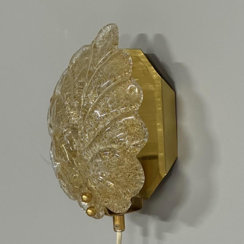 Reijmyre, Swedish Mid-Century Modern, Gold Leaf Sconces, Sweden, 1990s - 5