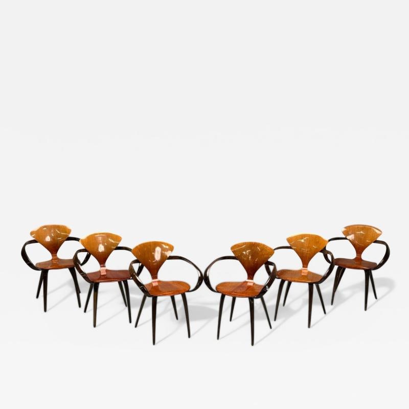Norman Cherner, Plycraft, Mid-Century Modern, Pretzel Dining Chairs, USA, 1960s (1 of 12)