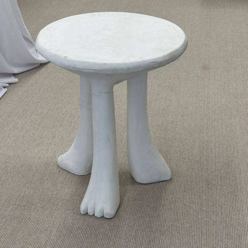 Vintage Mid-Century Modern John Dickinson Africa Side / End Table, Artist Signed - 2