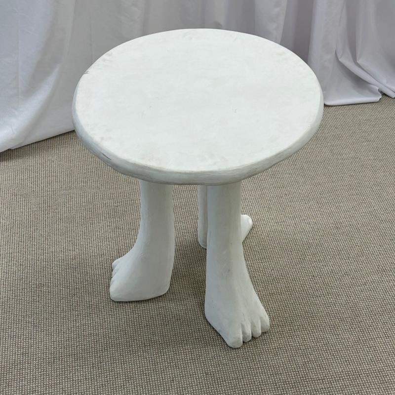 Vintage Mid-Century Modern John Dickinson Africa Side / End Table, Artist Signed - 4