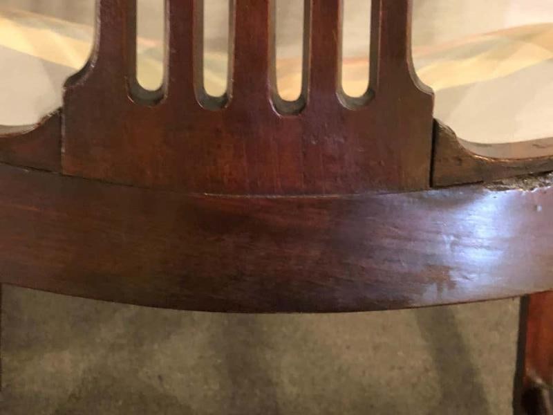 18th Century Sheridan Armchair with Slanted Seat - 11