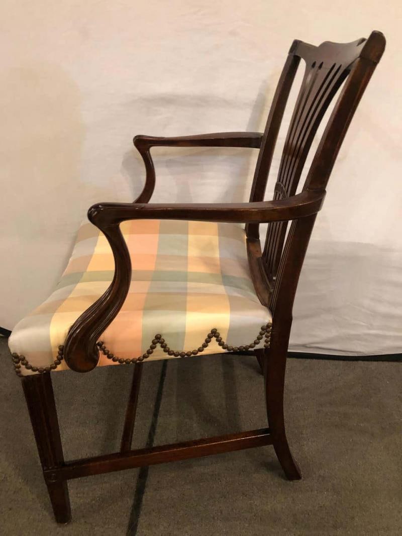 18th Century Sheridan Armchair with Slanted Seat - 12