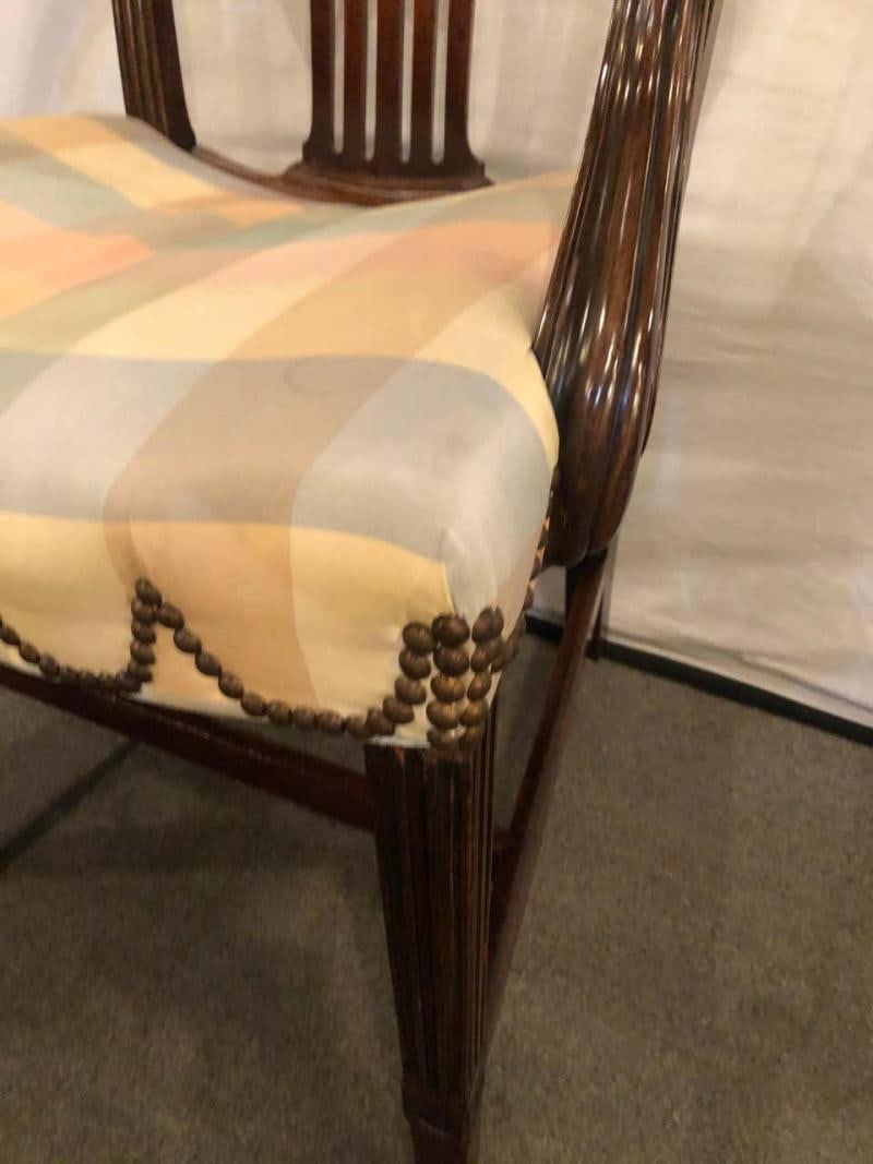 18th Century Sheridan Armchair with Slanted Seat - 6