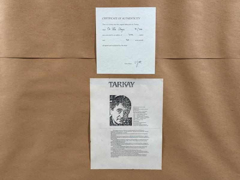 Itzchak Isaac Tarkay, Fauvism, Signed and Numbered Silkscreen, 20th c. - 13
