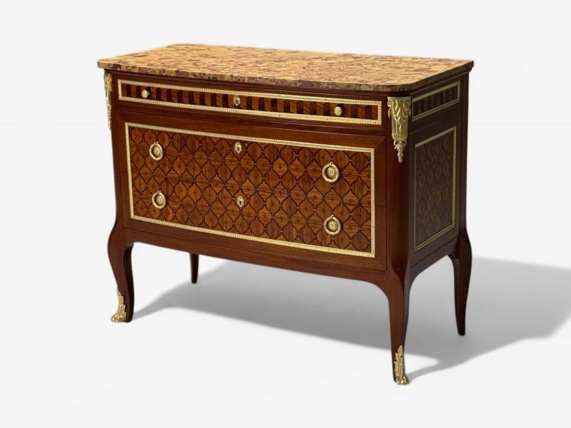 Louis XV Style, French Commode, Kingwood Inlay, Bronze, France, 19th C. - 5