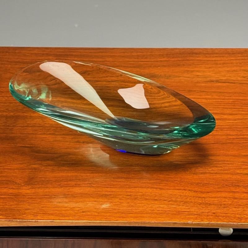 Max Ingrand, Fontana Arte, Mid-Century Modern, Large Ashtray, Cut Crystal, 1960s - 5
