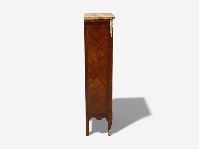 Louis XV Style, Tulipwood, Marquetry, Marble, Lingerie Chests, France, 1910s - 13