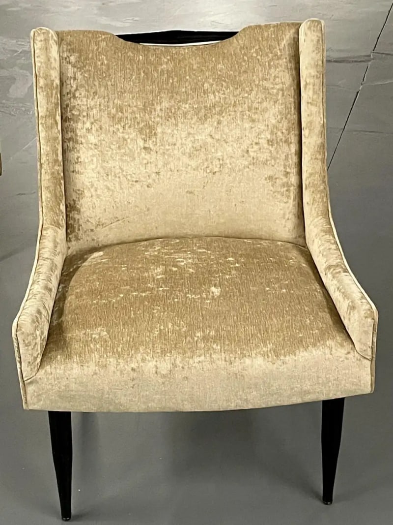 Pair of Mid-Century Modern Slipper/Lounge Chairs, Harvey Probber Style, American - 6