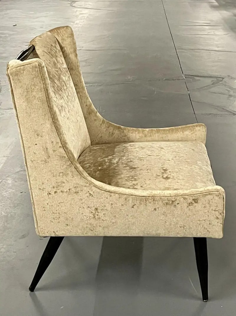 Pair of Mid-Century Modern Slipper/Lounge Chairs, Harvey Probber Style, American - 7