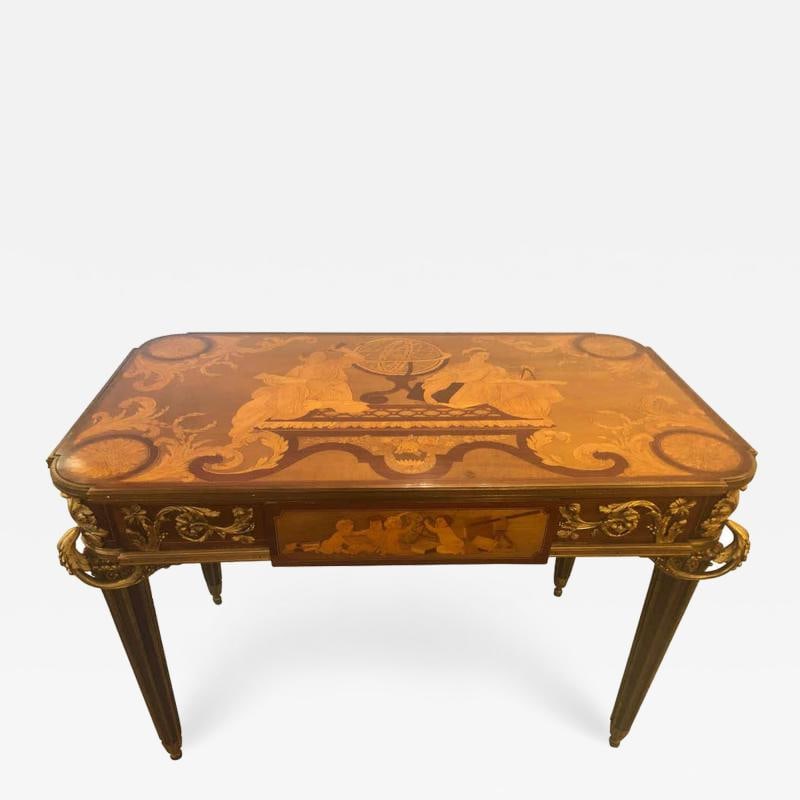 Table De Salon, Signed Francois Linke Centre Table Louis XV Style (1 of 12)
