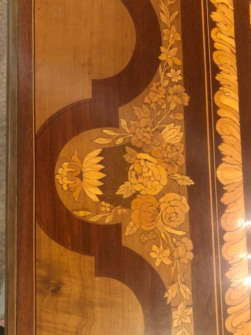 Table De Salon, Signed Francois Linke Centre Table Louis XV Style - 7