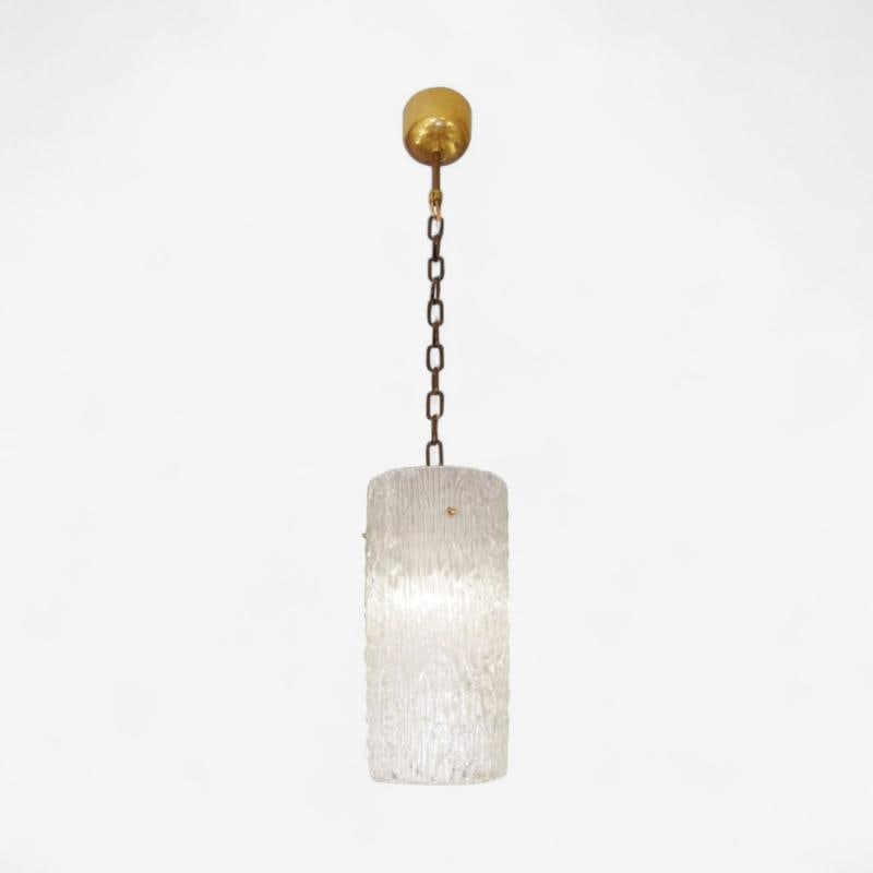 Carl Fagerlund, Swedish Modern, Textured Glass, Pendant Light, Sweden, 1940s - 4