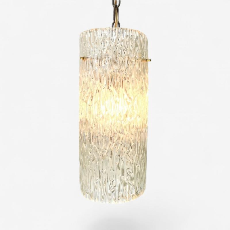 Carl Fagerlund, Swedish Modern, Textured Glass, Pendant Light, Sweden, 1940s - 6