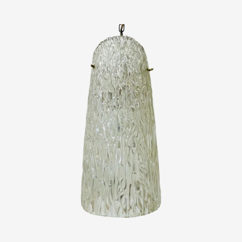 Carl Fagerlund, Swedish Modern, Textured Glass, Pendant Light, Sweden, 1940s - 7
