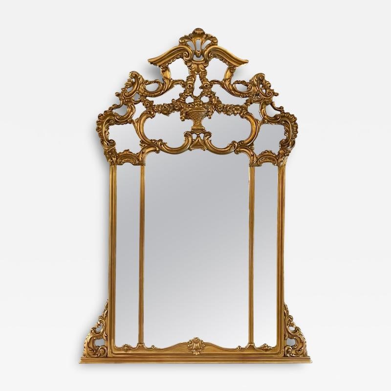 Giltwood over the Mantel Mirror, Wall or Console Mirror (1 of 12)