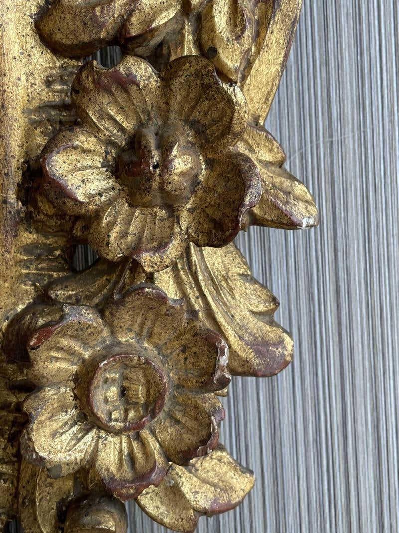 Italian Gilt Wood Wall or Console Mirror. Pier, Commode Mirror - 7