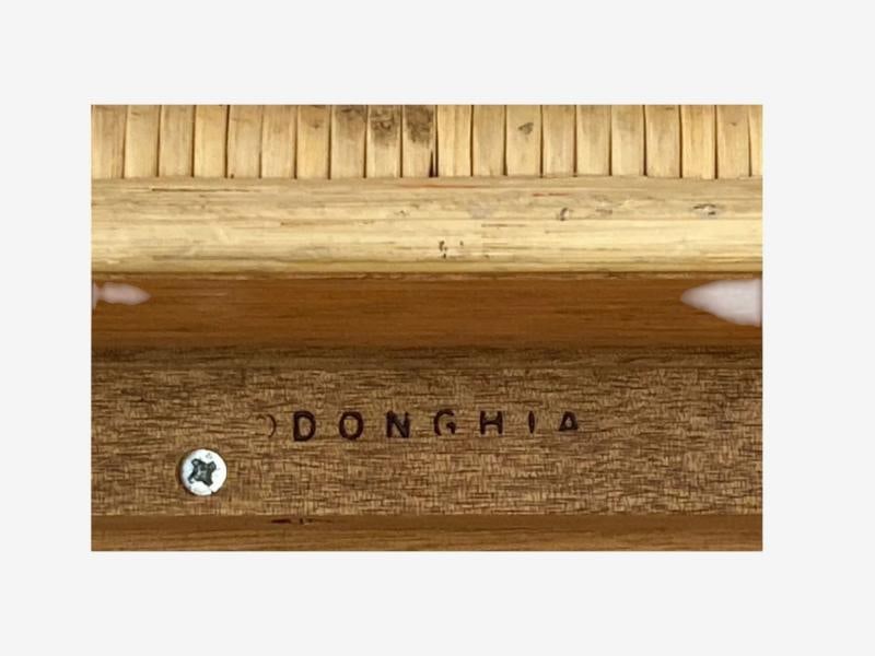 John Hutton, Donghia, Mahogany, Wicker Cane, Merbau Lounge Chairs, USA, 1995 - 12