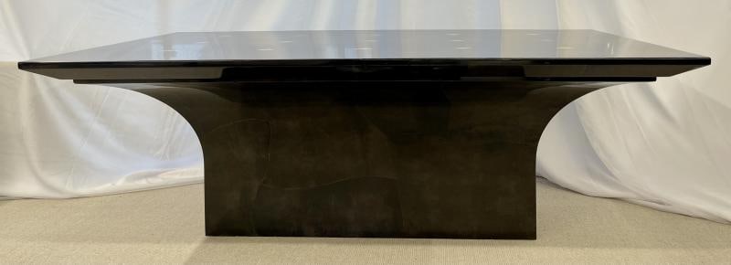 Jimeco Parchment Dining Conference Table Goat Skin Brass Inlaid Enrique Garcel - 8