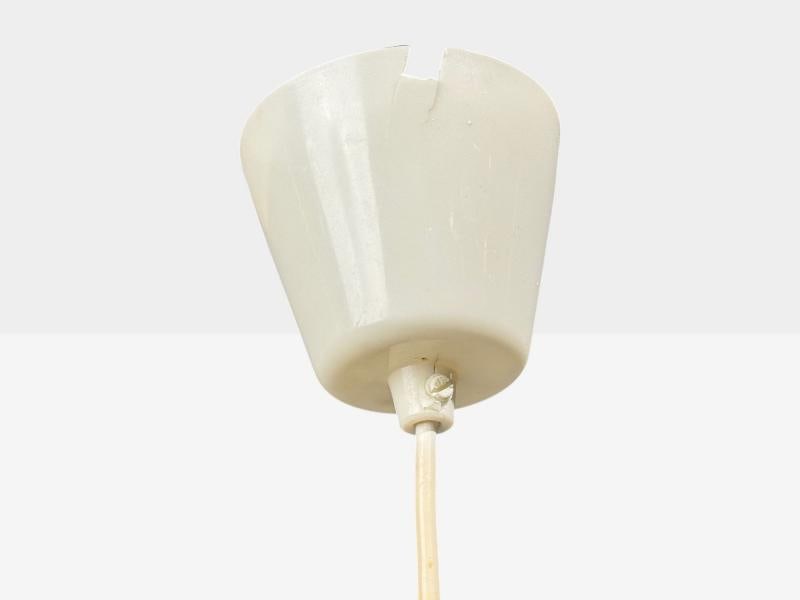 Swedish Modern, Pendant Light, Fabric, Plastic, Sweden, 1970s - 11