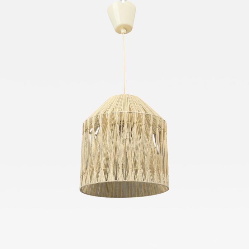 Swedish Modern, Pendant Light, Fabric, Plastic, Sweden, 1970s - 2