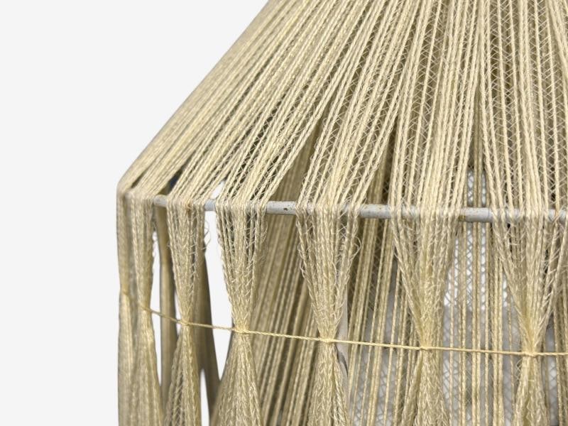 Swedish Modern, Pendant Light, Fabric, Plastic, Sweden, 1970s - 7
