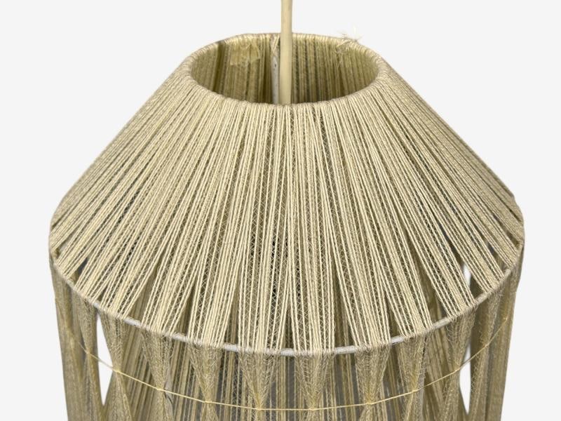 Swedish Modern, Pendant Light, Fabric, Plastic, Sweden, 1970s - 8