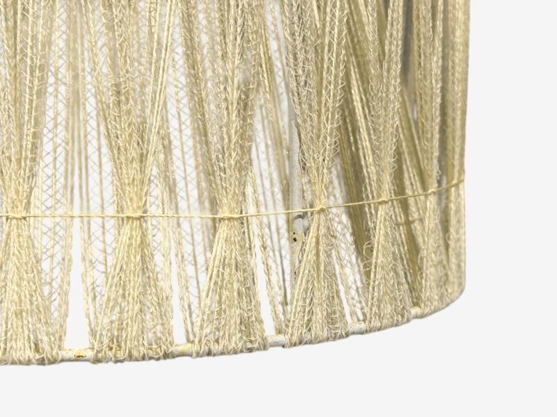 Swedish Modern, Pendant Light, Fabric, Plastic, Sweden, 1970s - 9