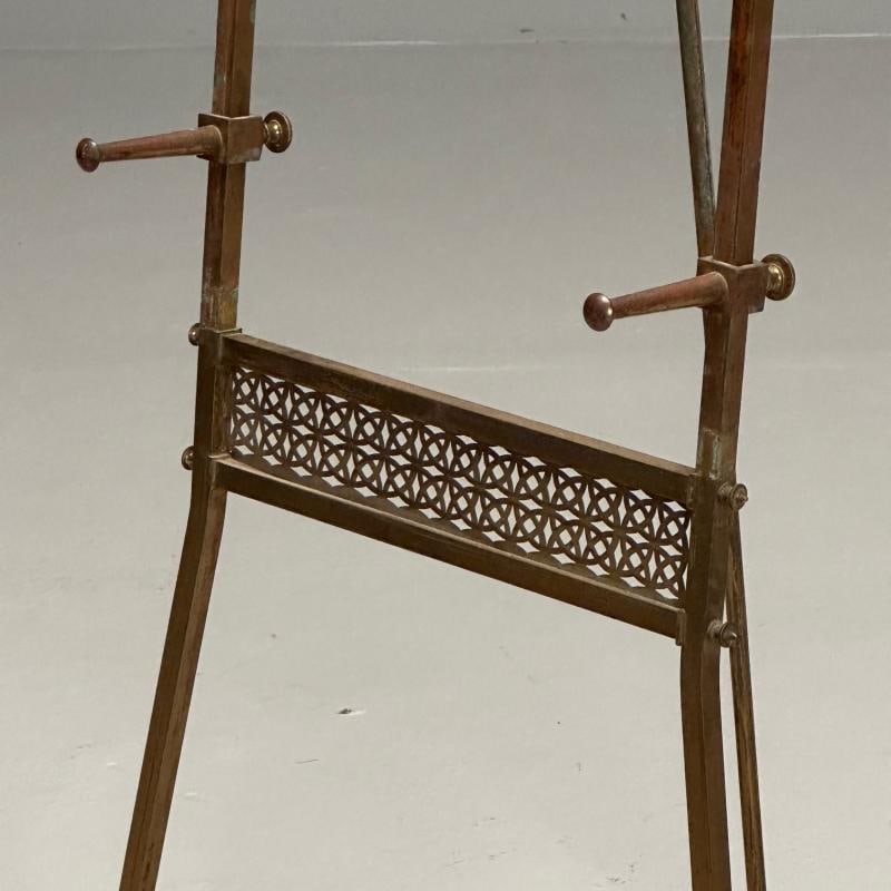 French Neoclassical, Antique Standing Easel, Bronze, France, 1940s - 10