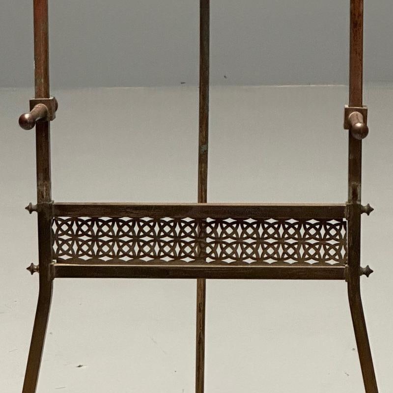 French Neoclassical, Antique Standing Easel, Bronze, France, 1940s - 11