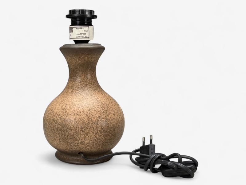 German Modern, Brown Ceramic, Table Lamp, Germany, 1970s - 7