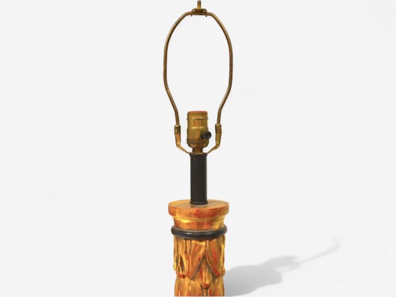 Maison Jansen, Hollywood Regency, Giltwood, Table Lamps, France, 1950s - 10