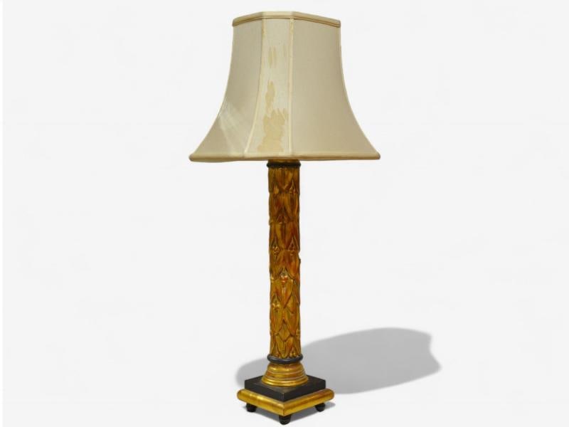 Maison Jansen, Hollywood Regency, Giltwood, Table Lamps, France, 1950s - 5