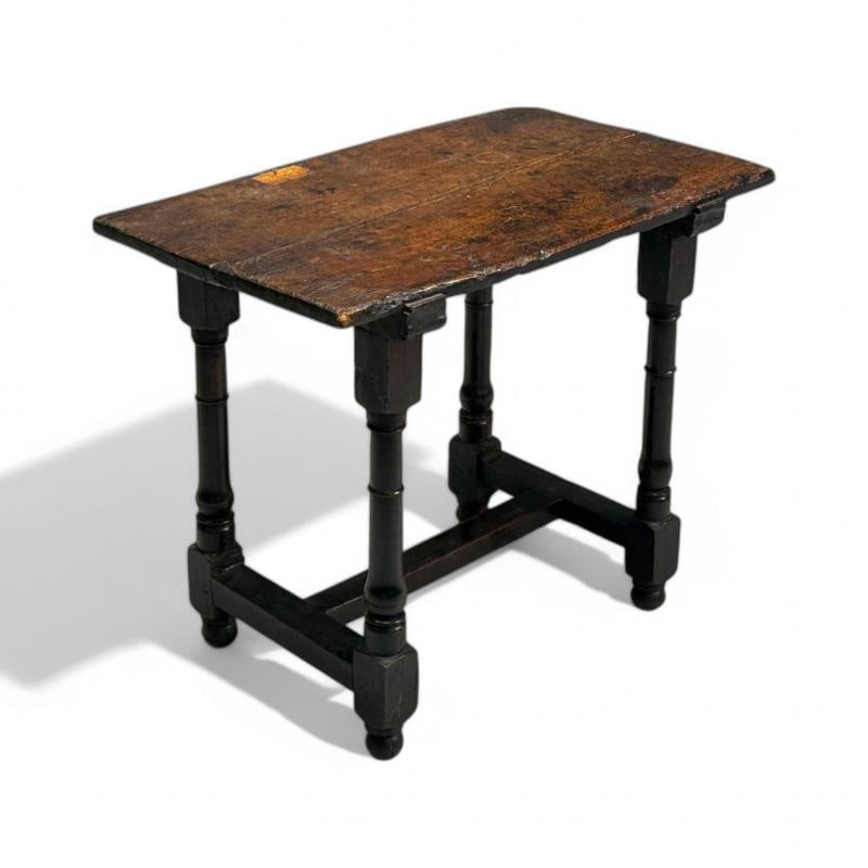 Baroque, Continental, Oak, Rustic Side Table, 17th C. - 12