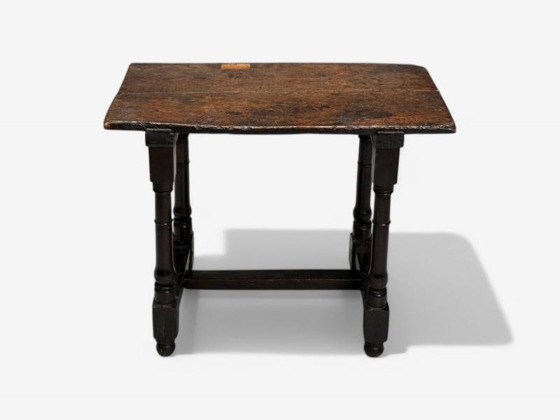 Baroque, Continental, Oak, Rustic Side Table, 17th C. - 4