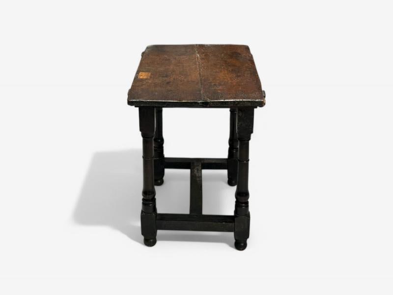 Baroque, Continental, Oak, Rustic Side Table, 17th C. - 7