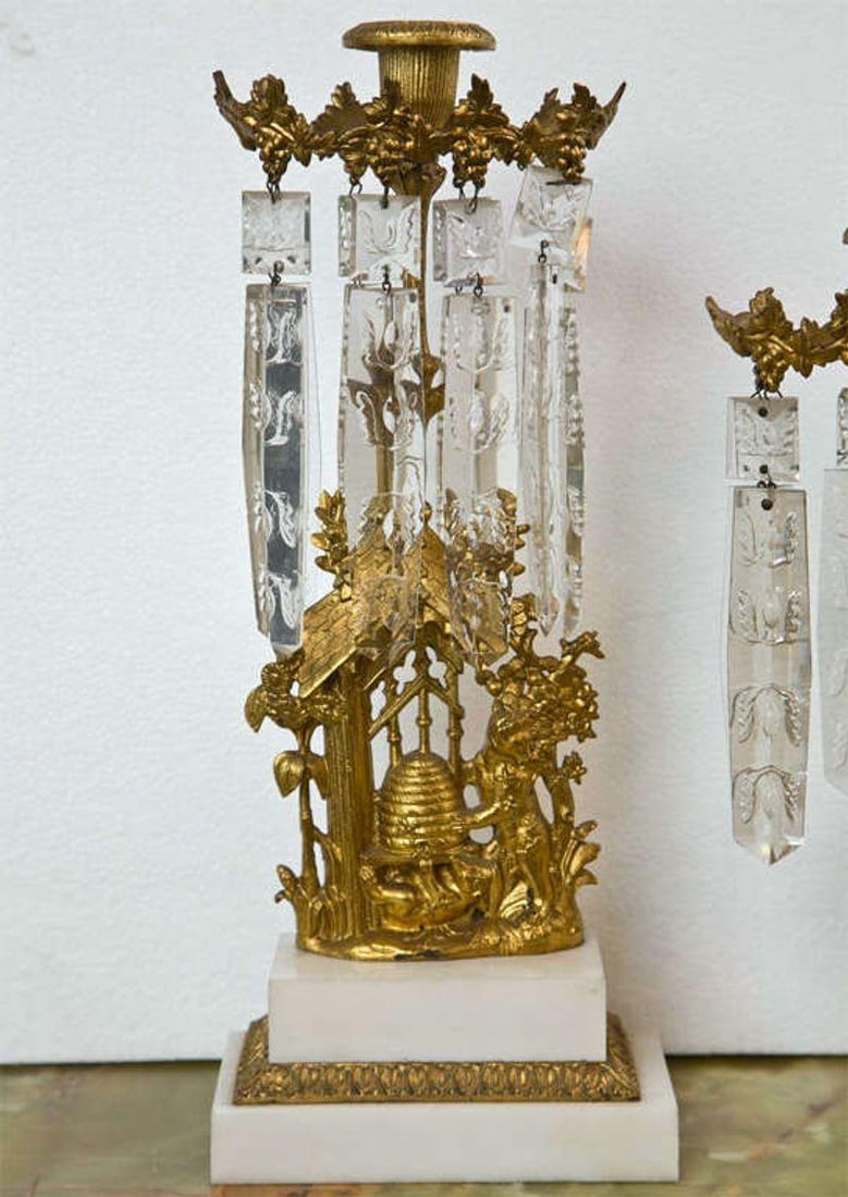 Set of Three French Belle Époque Style Candelabras - 2