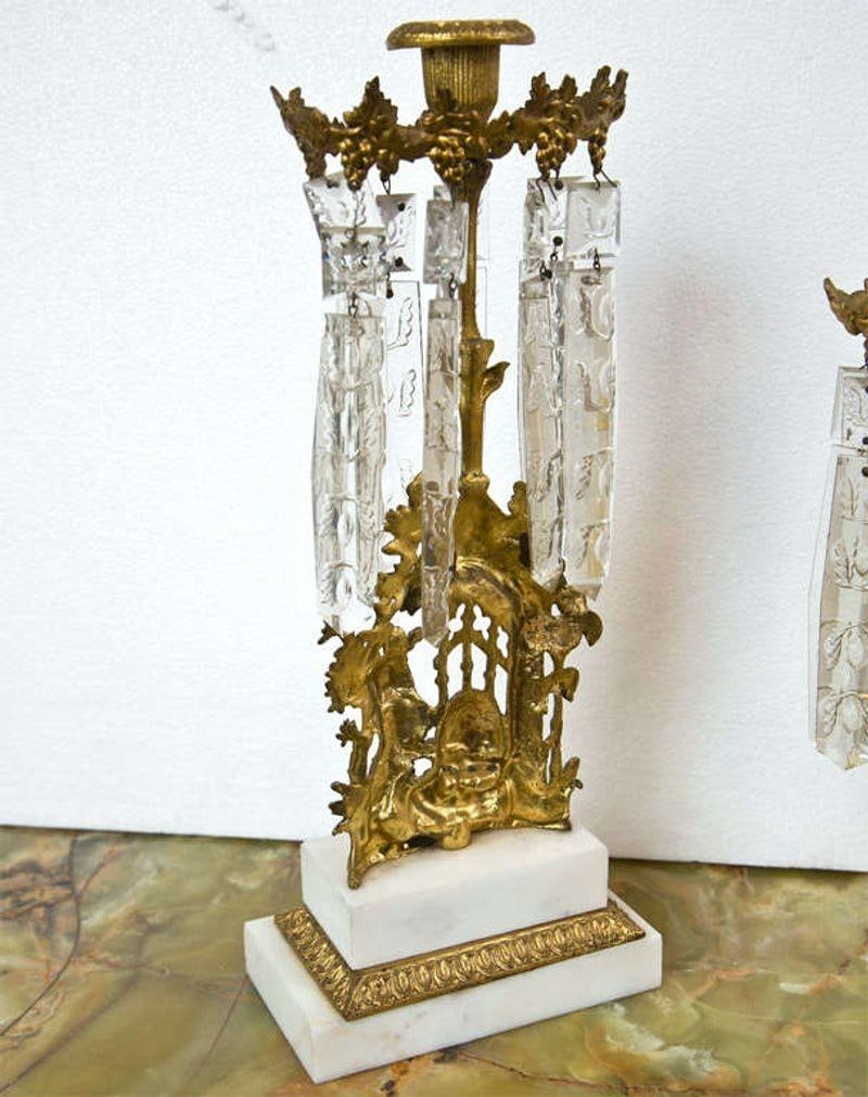 Set of Three French Belle Époque Style Candelabras - 8