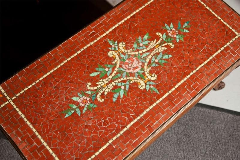Micromosaic Tile Coffee Cocktail Table - 4