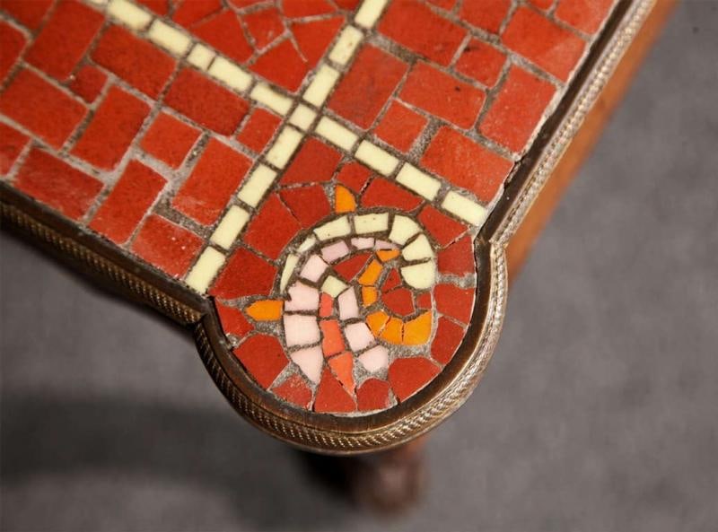 Micromosaic Tile Coffee Cocktail Table - 6