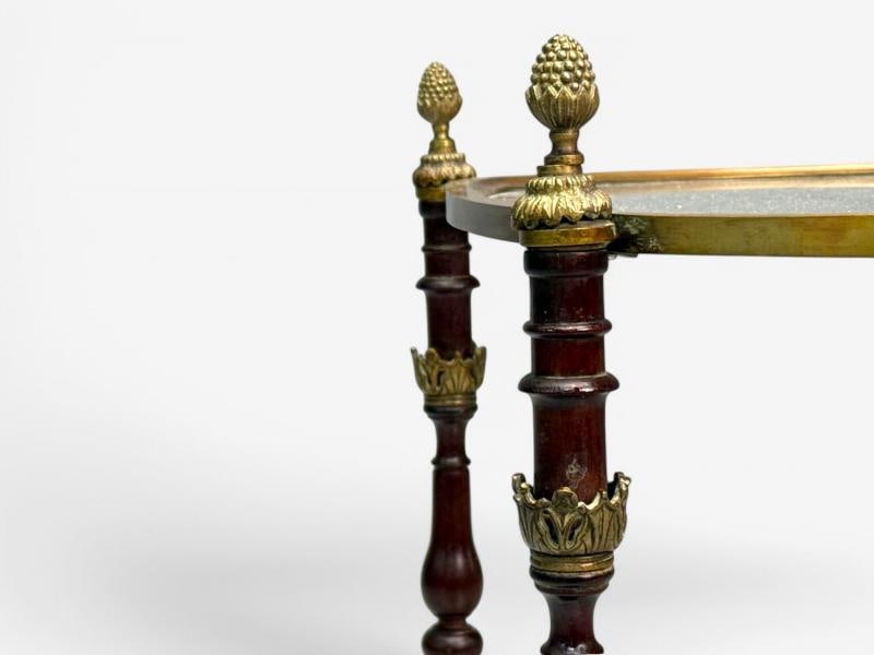 Maison Baguès Style, Hollywood Regency, Bronze, Small Étagère, France, 1940s - 10