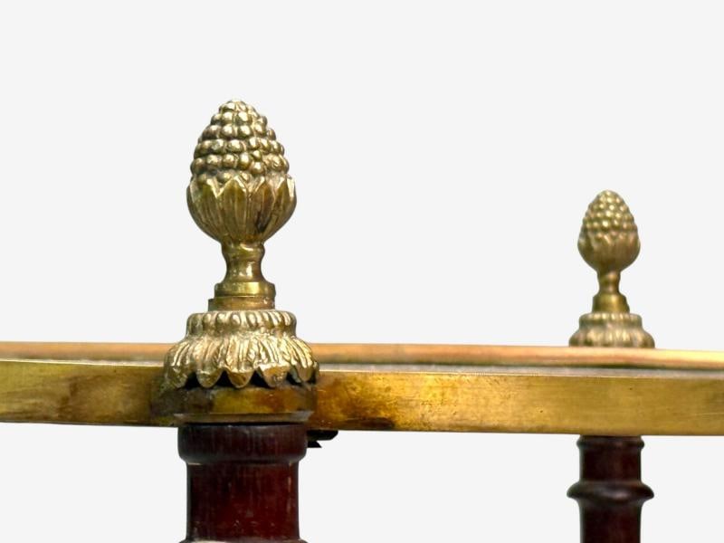 Maison Baguès Style, Hollywood Regency, Bronze, Small Étagère, France, 1940s - 6