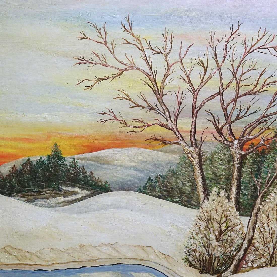 Sunrise in a Winterly Landscape in the Black Forest - 5