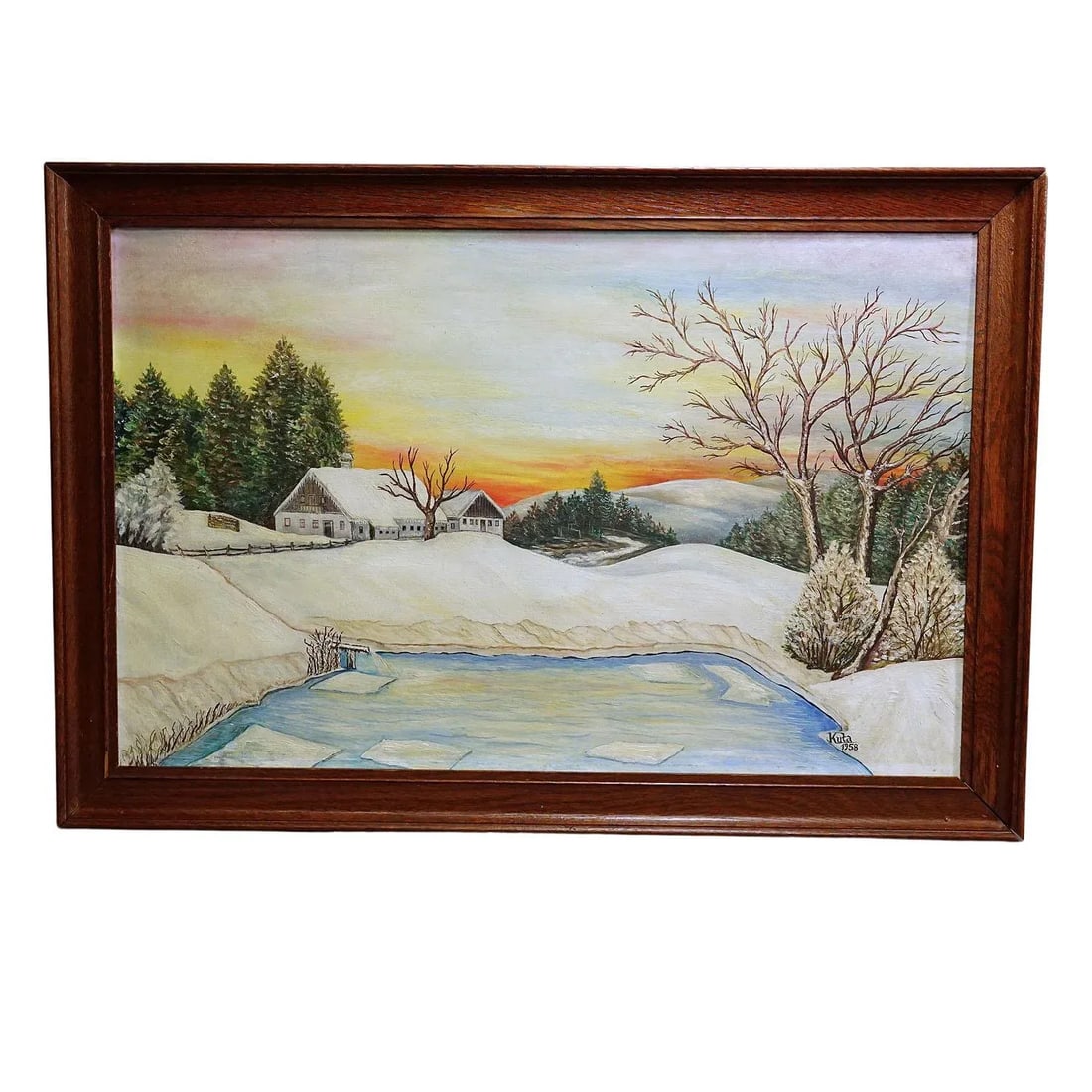 Sunrise in a Winterly Landscape in the Black Forest - 7