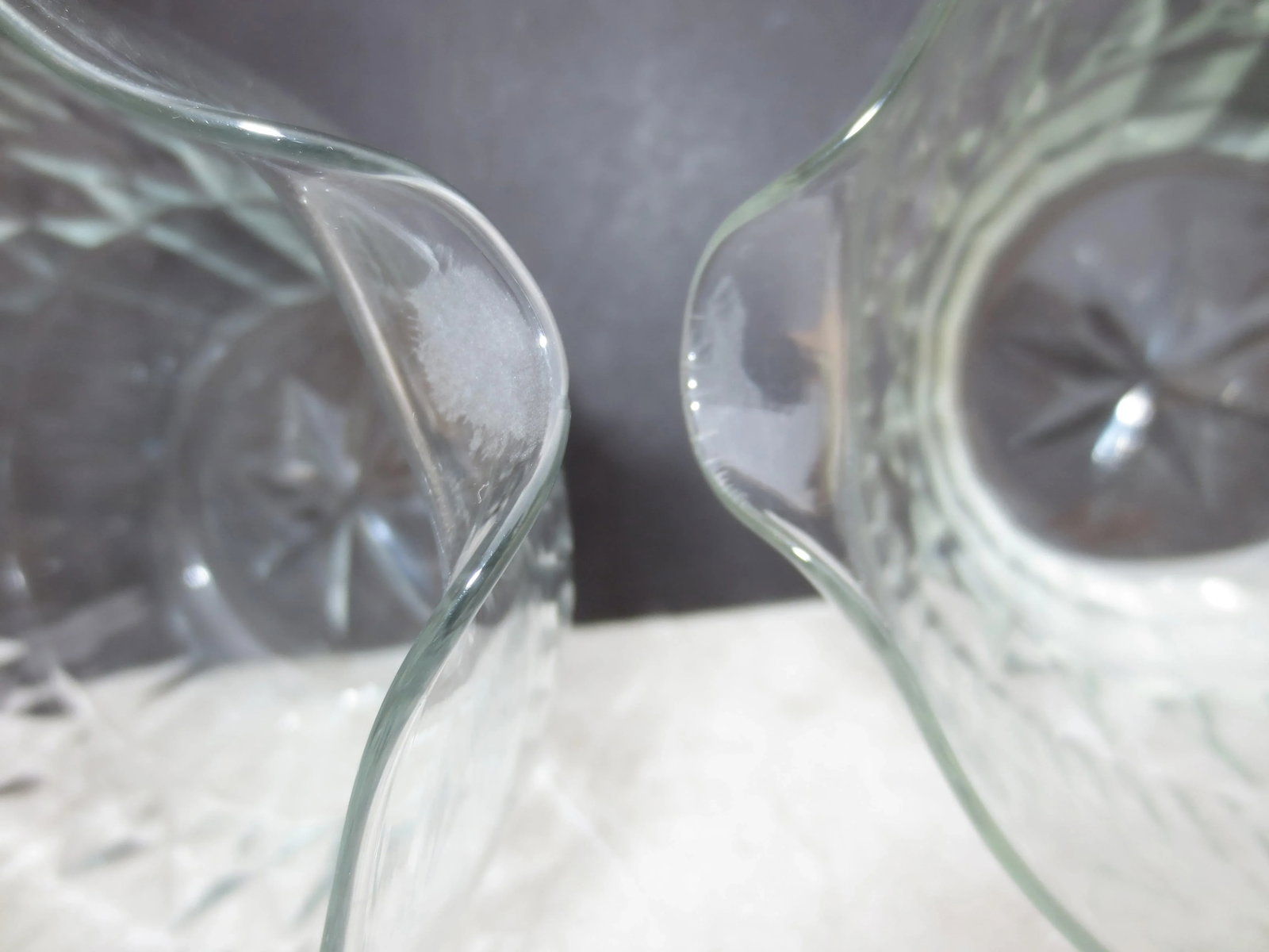 Four 18th Century Irish Cut Glass Wine Rinsers - Set of 4 - 6