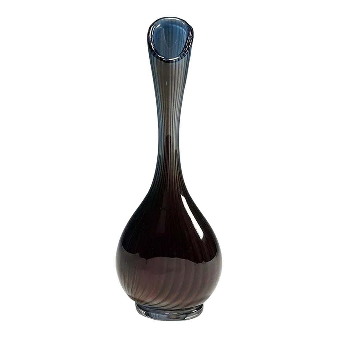 Large Colora Vase by Vicke Lindstrand for Kosta 1953: Large Colora Vase by Vicke Lindstrand for Kosta 1953 Art glass vase of the Colora series, designed by Vicke Lindstrand for Kosta Glassworks. This particular piece is an early work from the Colora