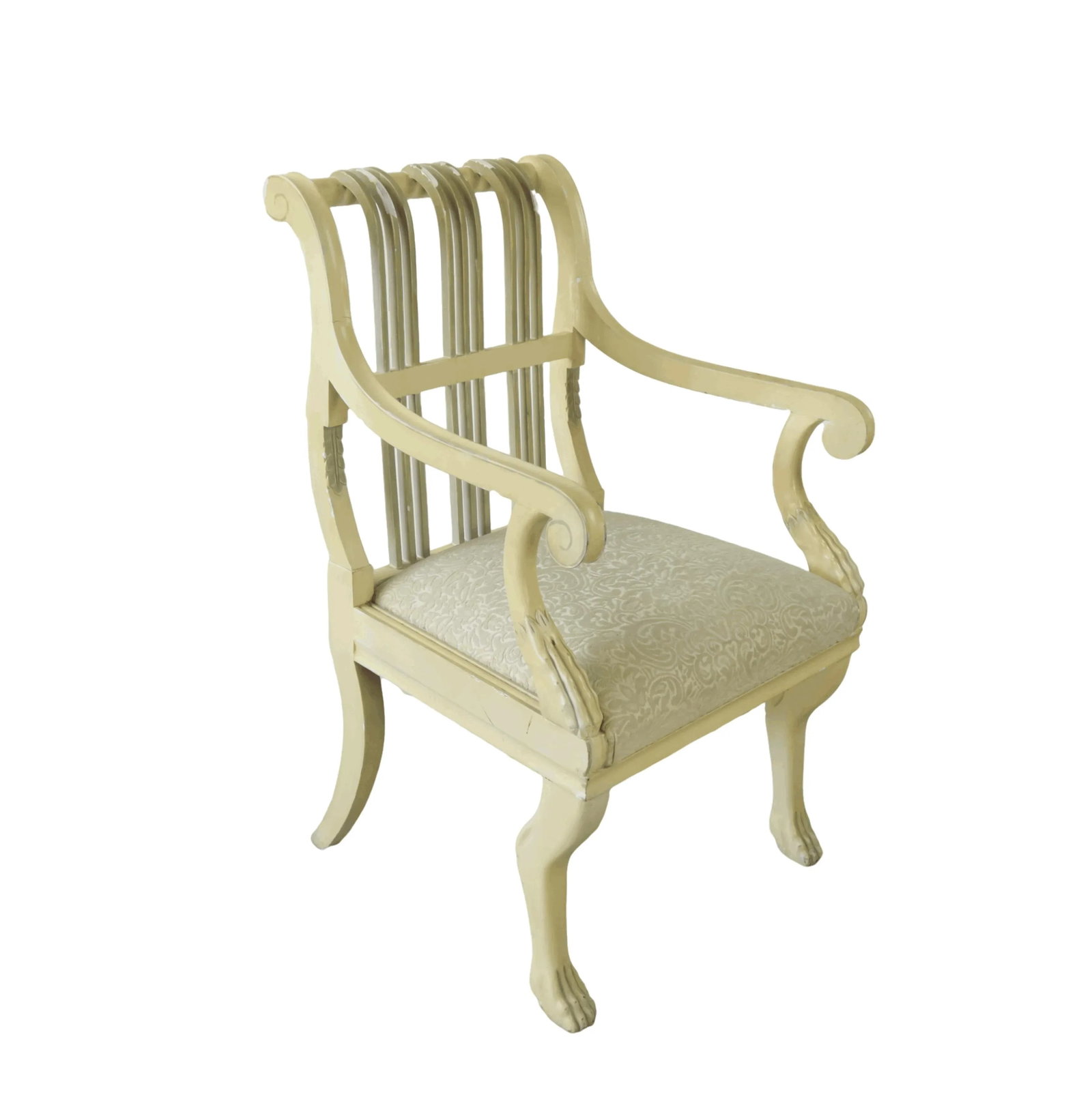 A Pair of Chairs in the 20th-Century With Animal Feet - 3