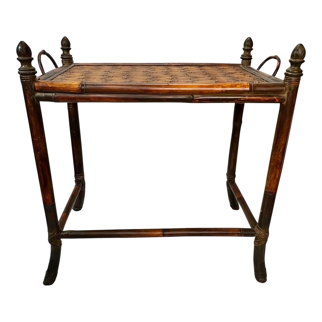 Vintage Bamboo Faux Tray Table (1 of 9)