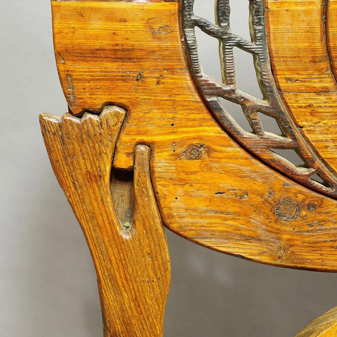 Vintage Wooden Sculpture Atlante by Luciano Bertolotto, Italy - 5